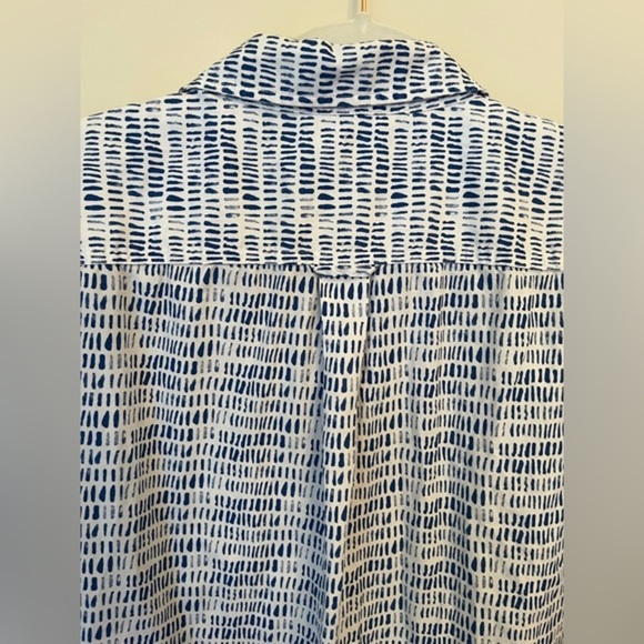 Jack Threads Men's collared button down blue and white design Size XL - Picture 4 of 5